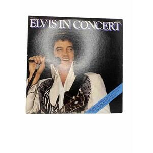 Elvis Presley In Concert Vinyl Double LP Set, RCA APL2-2587 2-Record Set, 1977